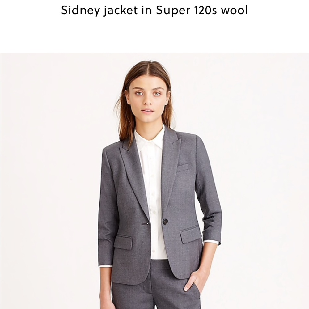 J Crew Sidney jacket in super 120s wool size 4
